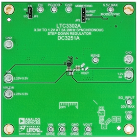 DC3251A Evaluation Board - Top View