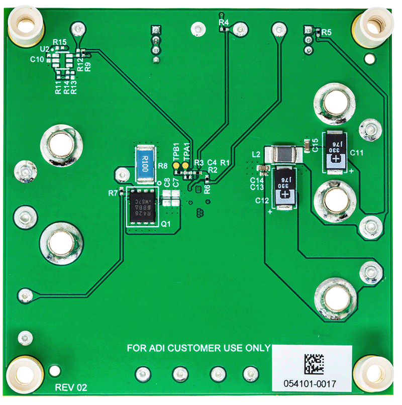 DC3252A Evaluation Board - Bottom View