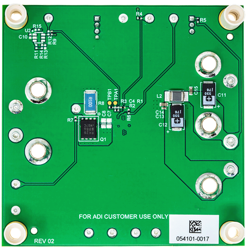 DC3252A Evaluation Board - Bottom View