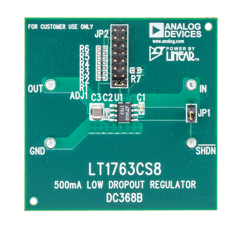 DC368B Evaluation Board - Top View