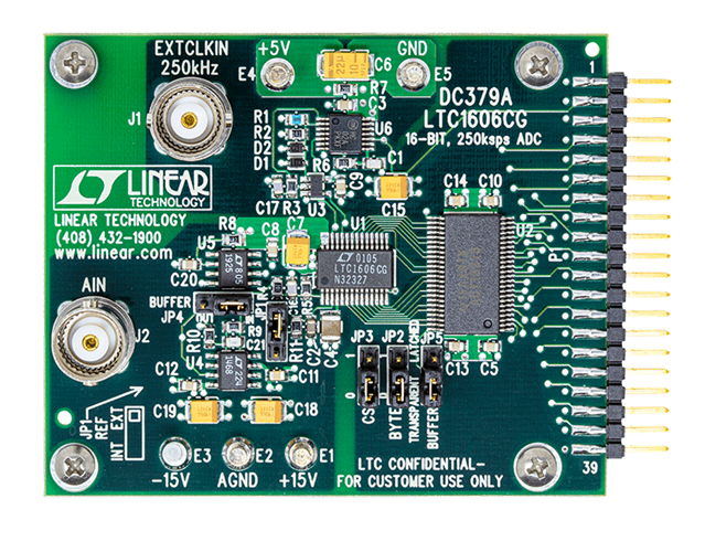 DC379A Evaluation Board - Top View