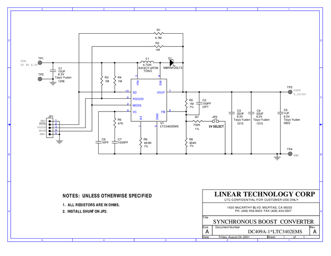 DC409A - Schematic