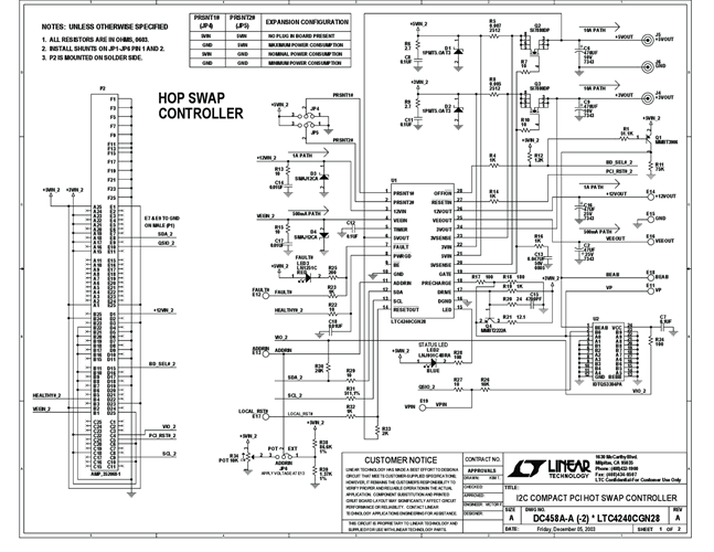 DC458A - Schematic