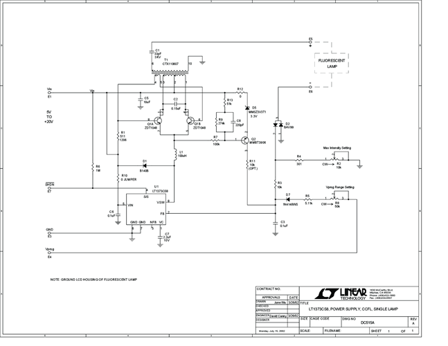 DC515A - Schematic