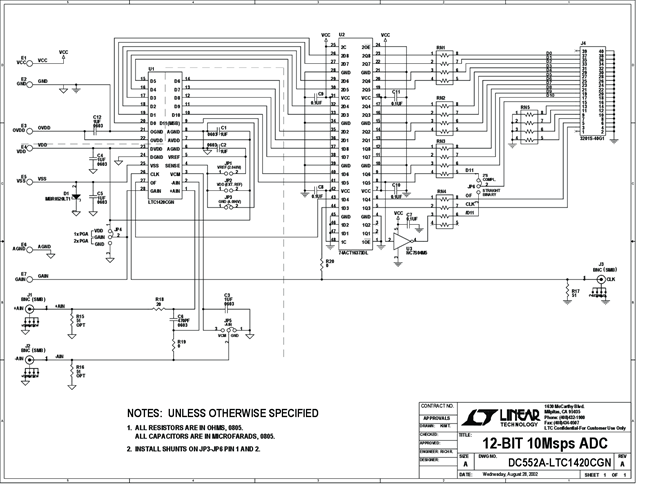 DC552A - Schematic