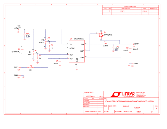 DC560A - Schematic