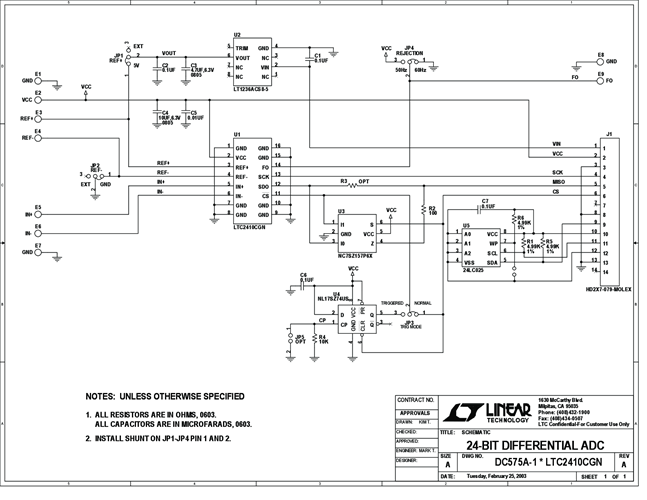 DC575A - Schematic