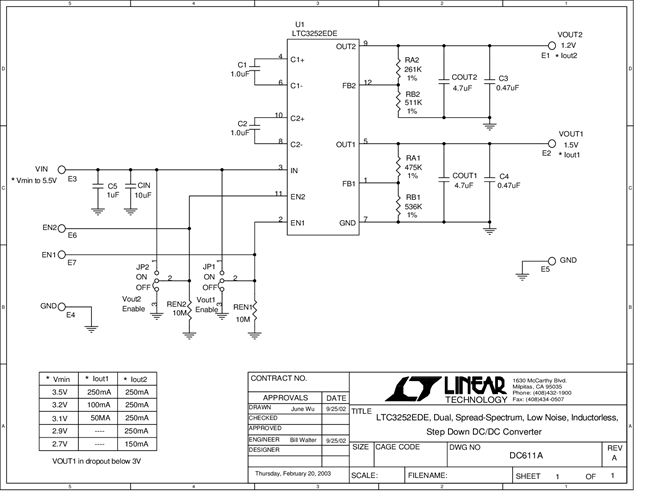 DC611A - Schematic