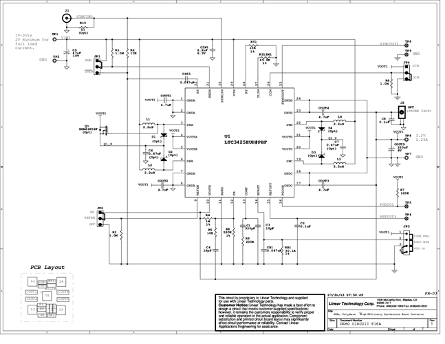 DC616A - Schematic