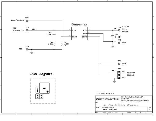 DC654A - Schematic