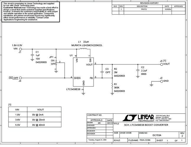 DC703A - Schematic