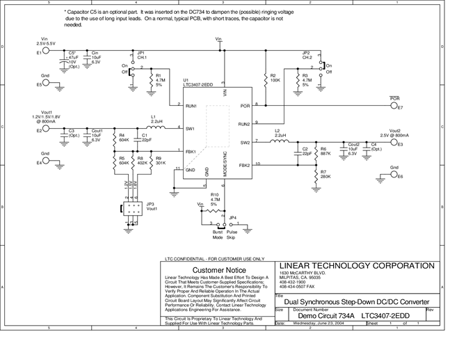 DC734A - Schematic
