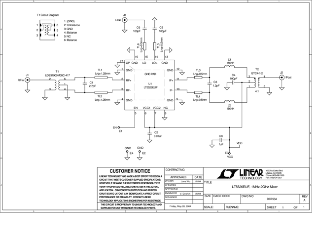 DC753A - Schematic