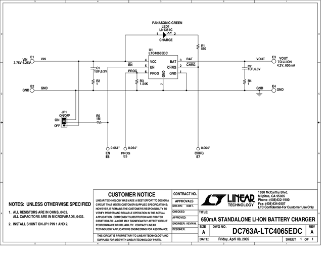 DC763A - Schematic