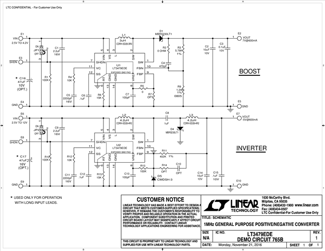 DC765B - Schematic
