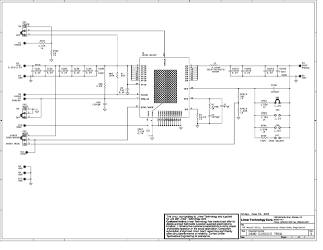 DC785A - Schematic