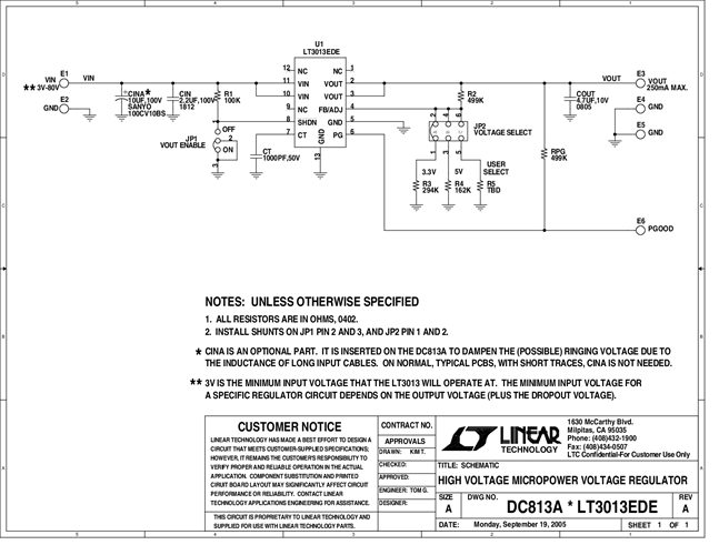 DC813A - Schematic