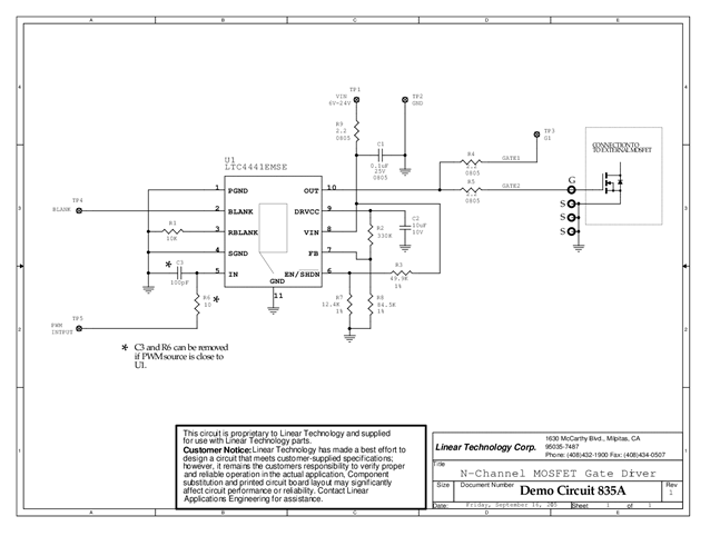DC835A - Schematic