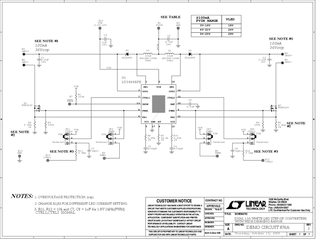 DC876A - Schematic