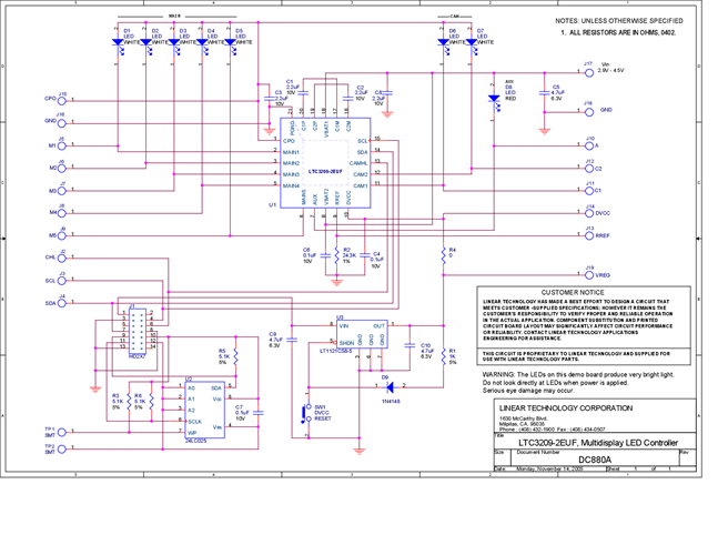 DC880A - Schematic