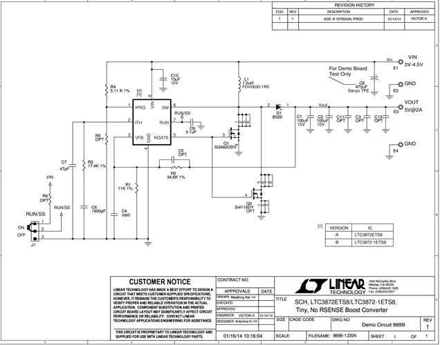DC989B-A - Schematic