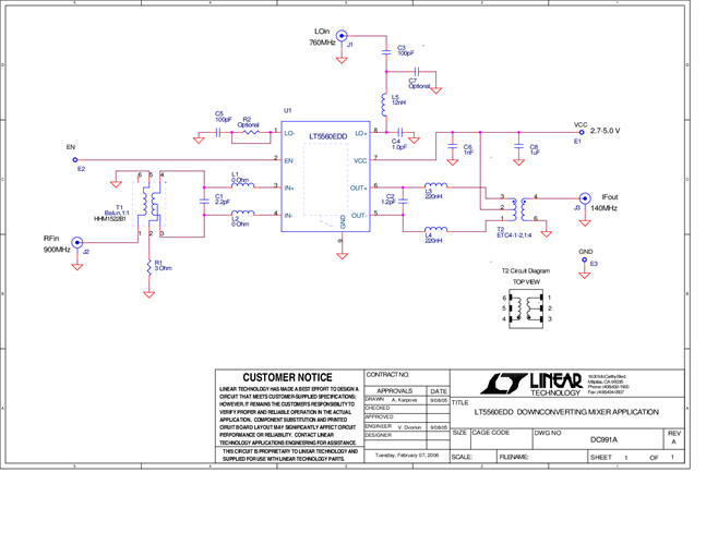 DC991A - Schematic