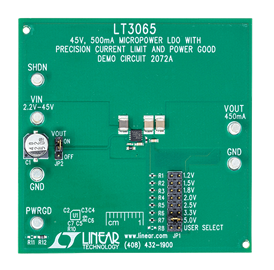 DC2072A Evaluation Board - Top View