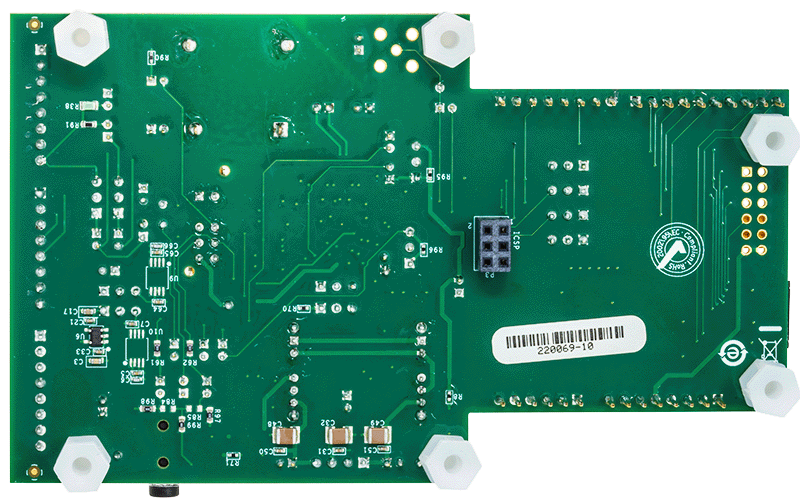 EVAL-AD4129-8WARDZ Evaluation Board - Bottom View