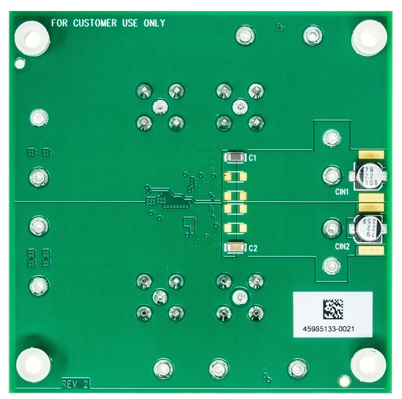 EVAL-LT3097-AZ Evaluation Board - Bottom View