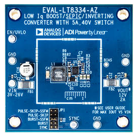 EVAL-LT8334-AZ Evaluation Board - Top View