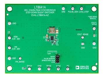 EVAL-LT8641A-AZ Evaluation Board - Top View