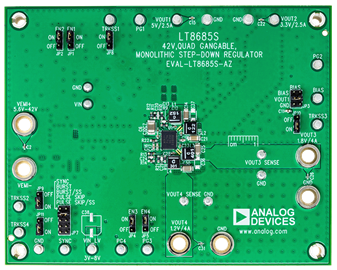 EVAL-LT8685S-AZ Evaluation Board - Top View