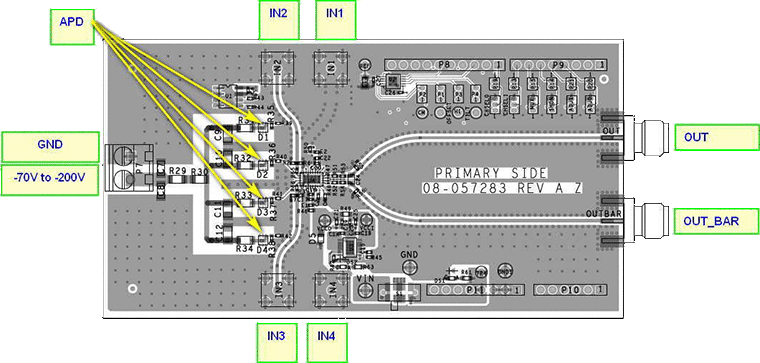 Connection Diagram (IN1 to IN4 Optional for Electrical Testing Only)