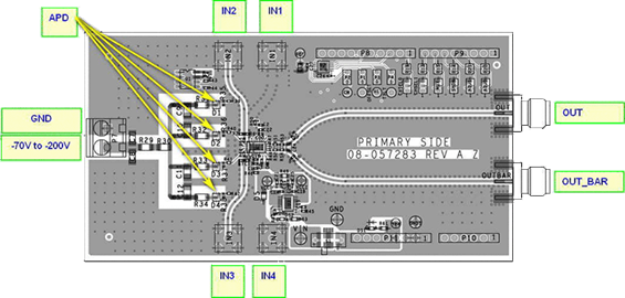 Connection Diagram (IN1 to IN4 Optional for Electrical Testing Only)