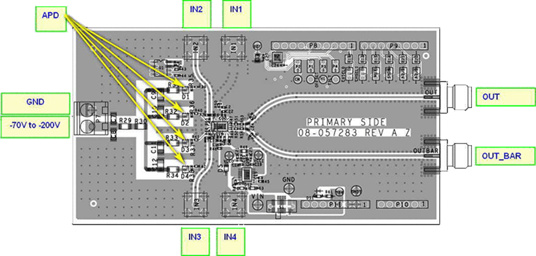 Connection Diagram (IN1 to IN4 Optional for Electrical Testing Only)