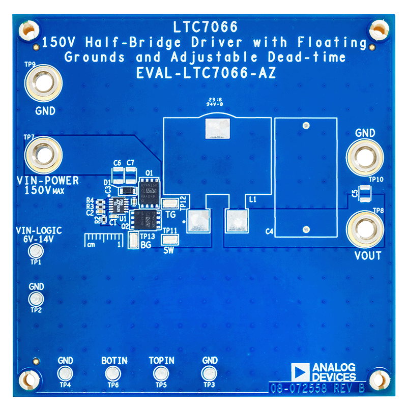EVAL-LTC7066-AZ Evaluation Board - Top View