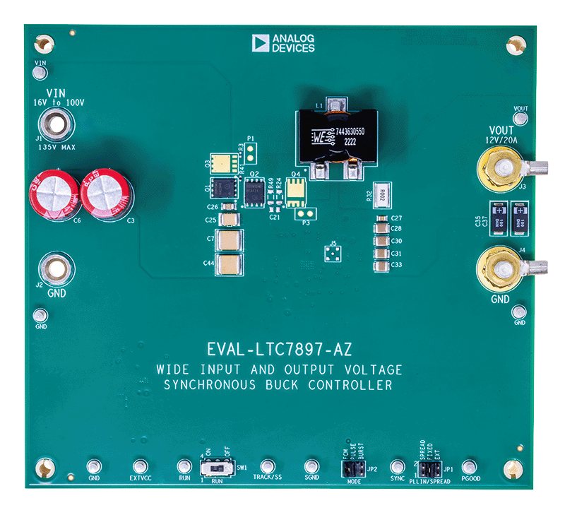 EVAL-LTC7897-AZ Board Photo  Top View