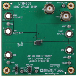 DC2861A - LTM4658 Evaluation Board - Top View