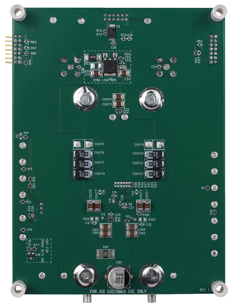 DC2845A Evaluation Board - Bottom View