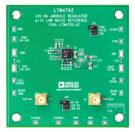 EVAL-LTM4702-AZ Evaluation Board - Top View