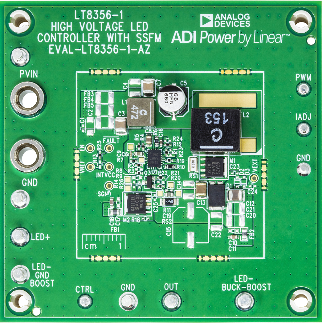 EVAL-LT8356-1-AZ Evaluation Board - Top View