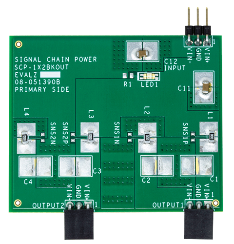 Signal Chain Power Connection Hardware - Top View