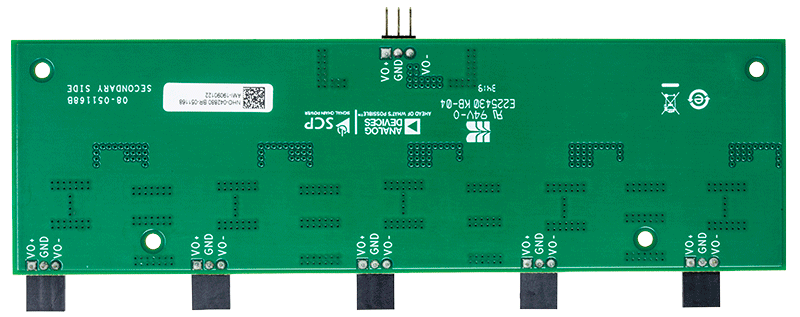 Signal Chain Power Connection Hardware - Bottom View