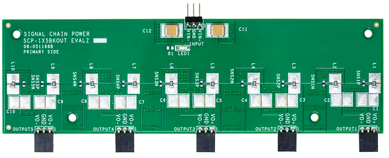 Signal Chain Power Connection Hardware - Top View