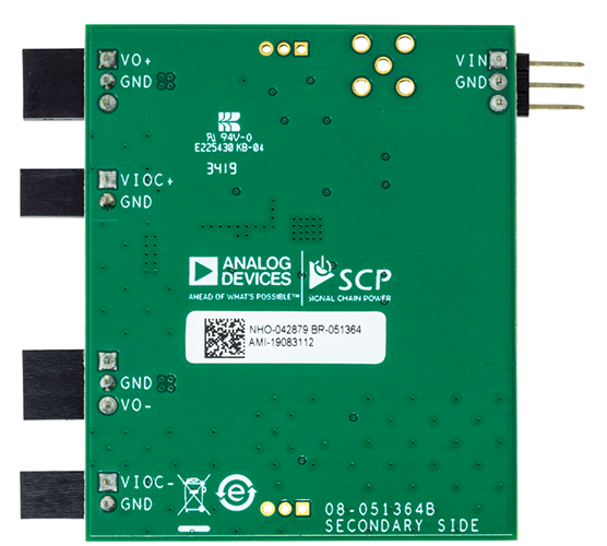 ADP5070 Evaluation Board - Bottom View