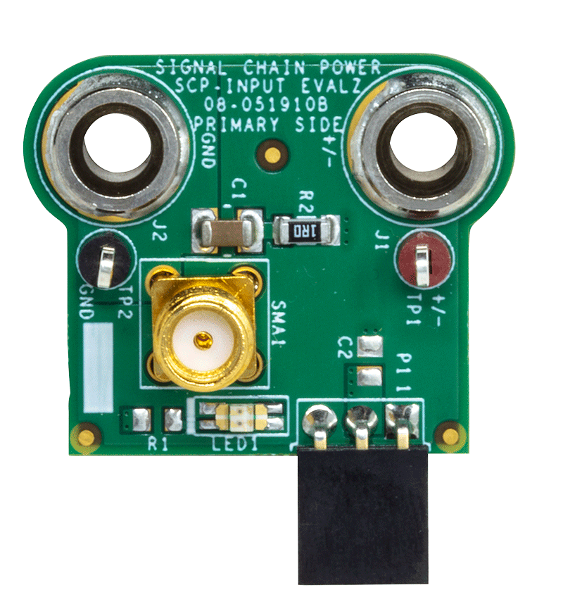 Signal Chain Power Connection Hardware - Top View