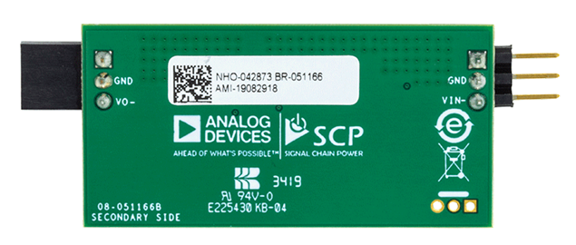 LT1964 Signal Chain Evaluation Board - Bottom View