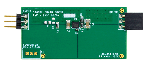 LT1964 Signal Chain Evaluation Board - Top View
