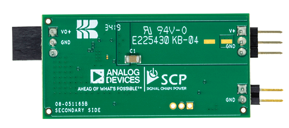 LT3045-1 Signal Chain Evaluation Board - Bottom View