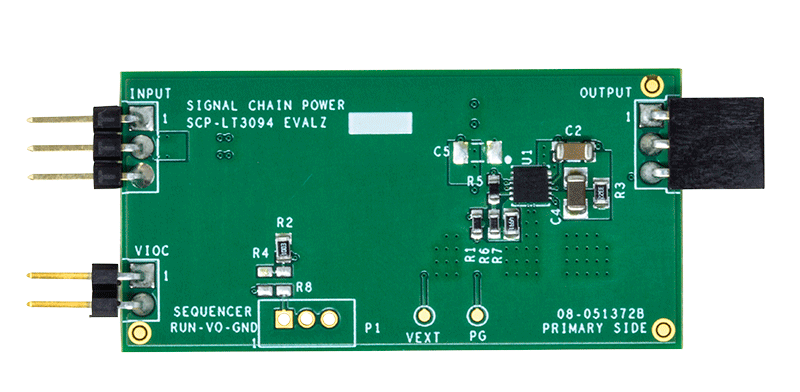 LT3094 Signal Chain Evaluation Board - Top View